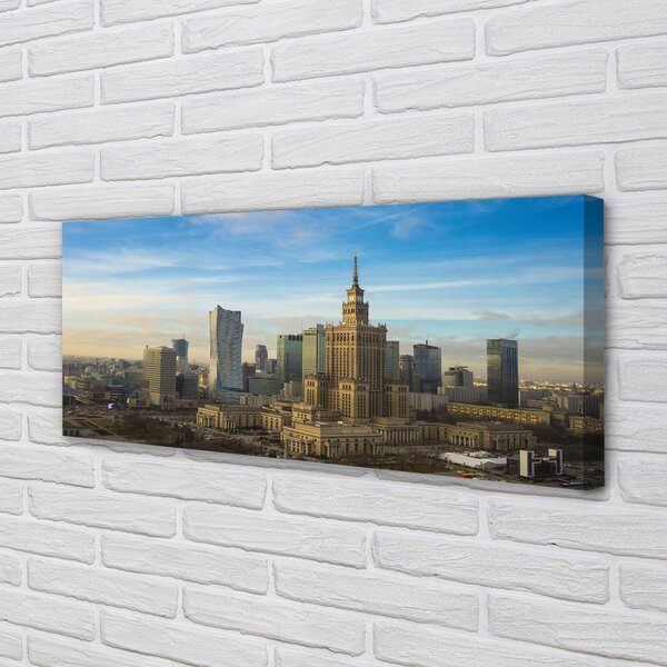 Tablouri canvas Panorama de zgârie-nori Varșovia