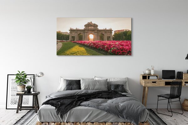 Tablouri canvas Spania Ușă de Alcala din Madrid