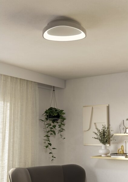 Plafonieră LED dimabilă Eglo 901583 LORETELLO LED/12W/230V alb + telecomandă