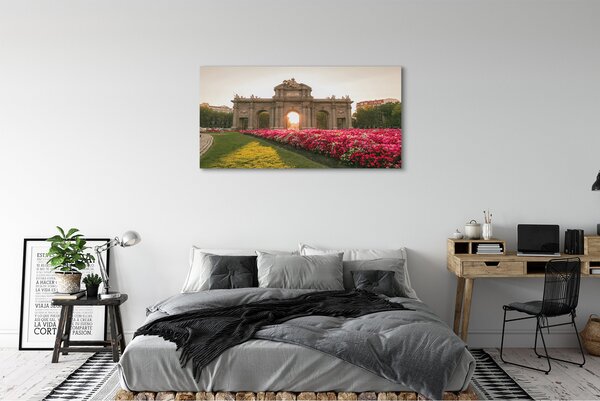 Tablouri canvas Spania Ușă de Alcala din Madrid