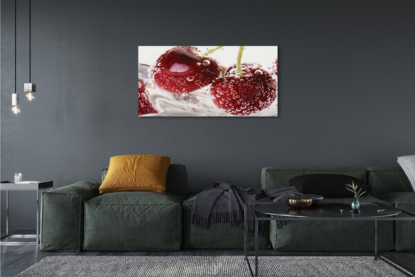 Tablouri canvas cireșe umede