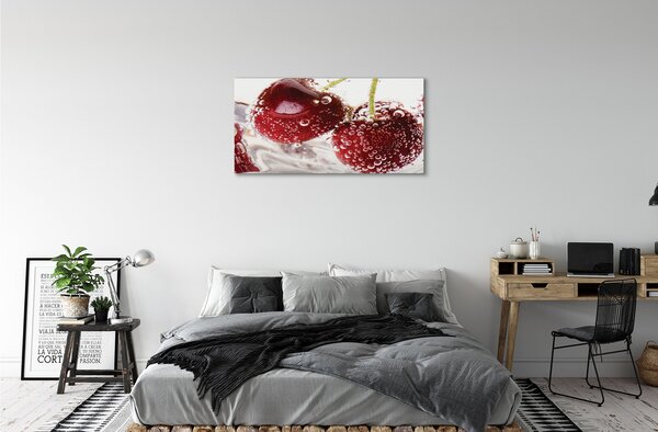 Tablouri canvas cireșe umede