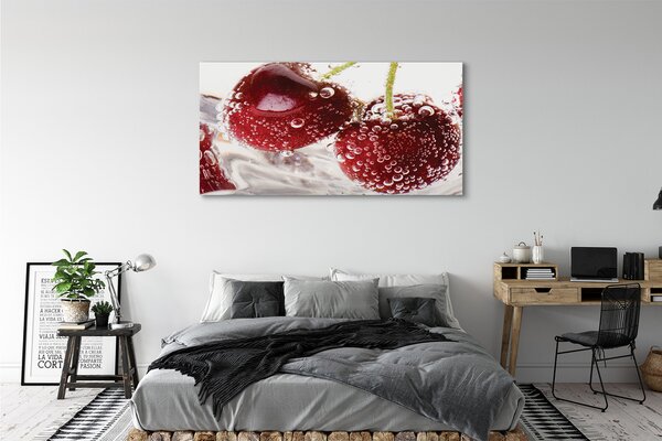 Tablouri canvas cireșe umede