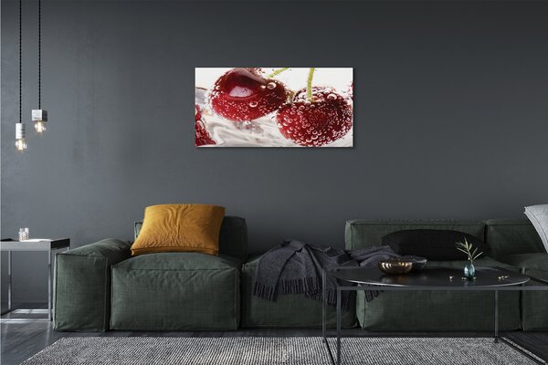 Tablouri canvas cireșe umede