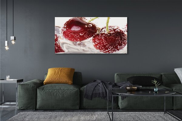 Tablouri canvas cireșe umede