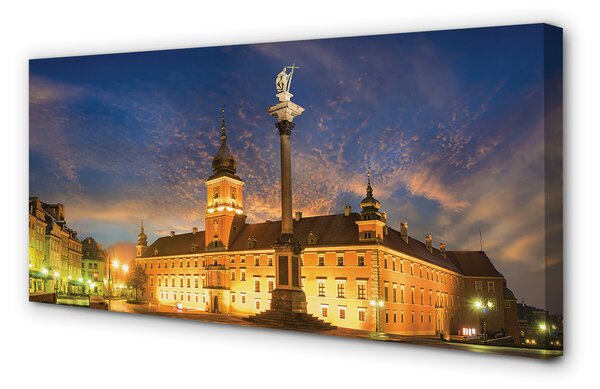 Tablouri canvas Varșovia Old Town apus de soare