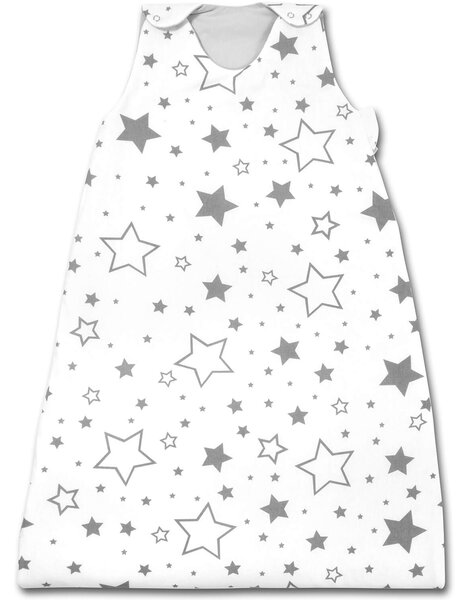 Sac de dormit copii reglabil 6-36 luni Kidizi Galaxy Grey, 2.5 tog