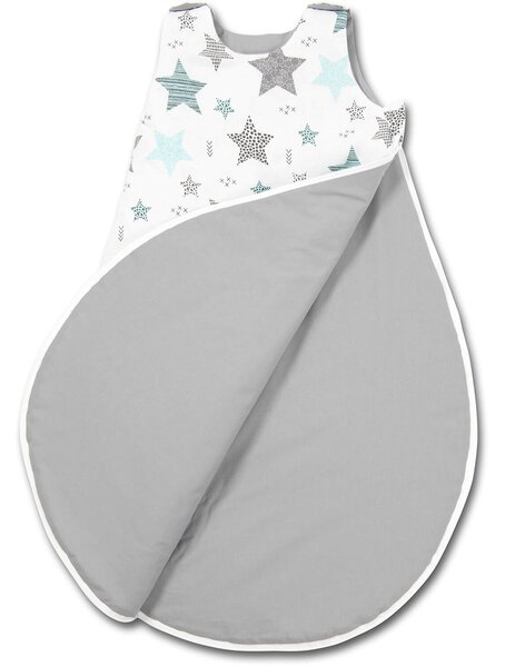 Sac de dormit copii 3-18 luni Kidizi All Mint Stars, 2.5 tog