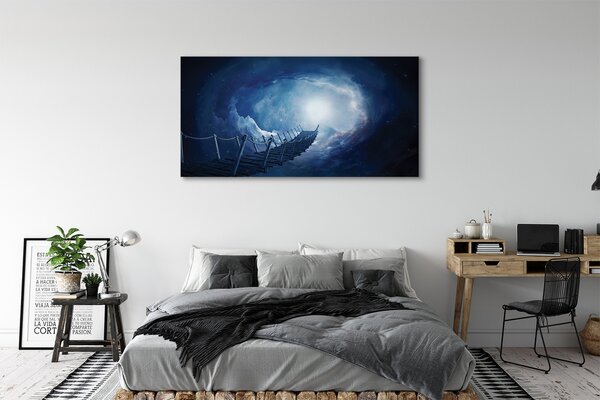 Tablouri canvas cer nori pod