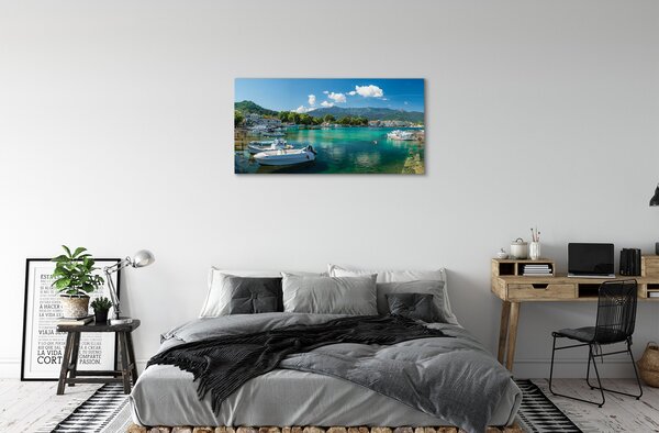 Tablouri canvas munți de mare Grecia Marina