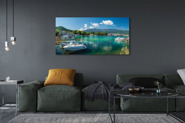 Tablouri canvas munți de mare Grecia Marina