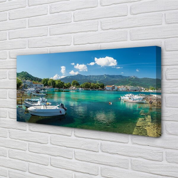 Tablouri canvas munți de mare Grecia Marina