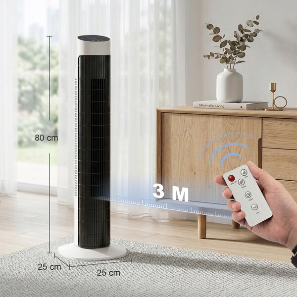 HOMCOM ventilator vertical | Aosom Romania