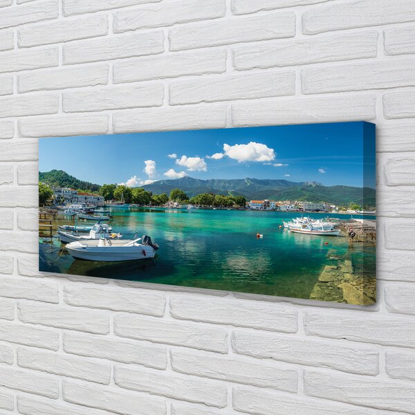 Tablouri canvas munți de mare Grecia Marina