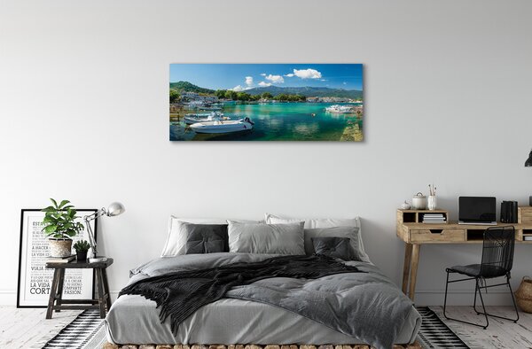 Tablouri canvas munți de mare Grecia Marina