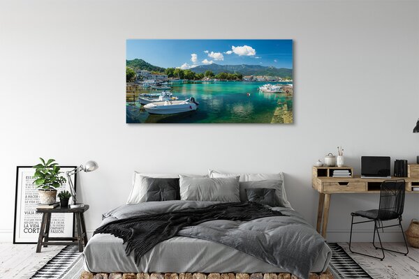 Tablouri canvas munți de mare Grecia Marina