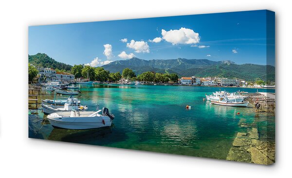 Tablouri canvas munți de mare Grecia Marina