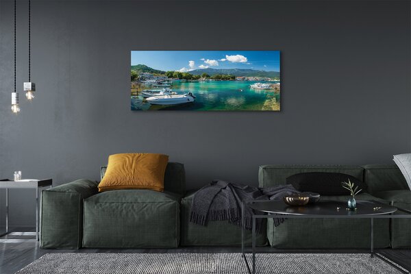 Tablouri canvas munți de mare Grecia Marina