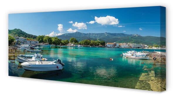 Tablouri canvas munți de mare Grecia Marina