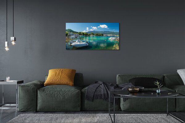 Tablouri canvas munți de mare Grecia Marina