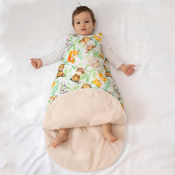 Sac de dormit copii 3-18 luni Kidizi Safari, 1 tog