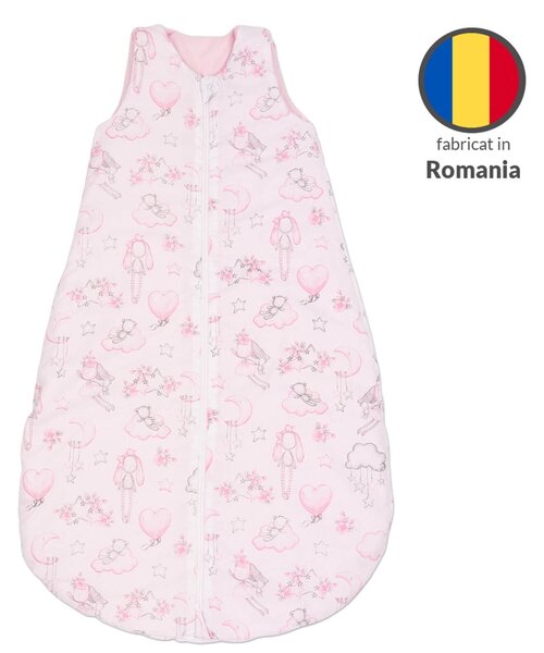 Sac de dormit copii 6-24 luni Kidizi Fairy Clouds, 0.5 tog