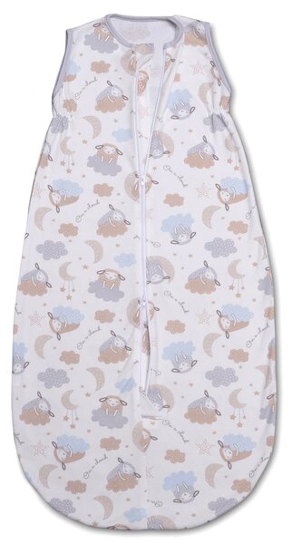 Sac dormit copii de vara 0-18 luni Kidizi On a Cloud Pastel, 80 cm, 0.5 tog