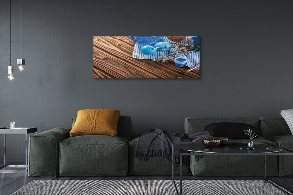 Tablouri canvas placi de vopsea pe bază de ouă