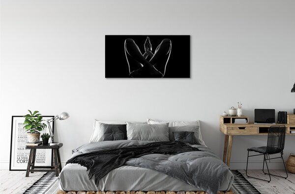 Tablouri canvas Picioarele și mâinile