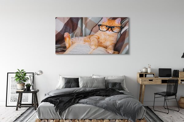 Tablouri canvas Pisica cititor