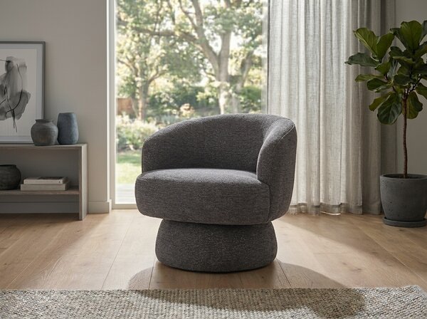 Fotoliu design rotativ COSMIC RAVEN, gri RAVEN 13
