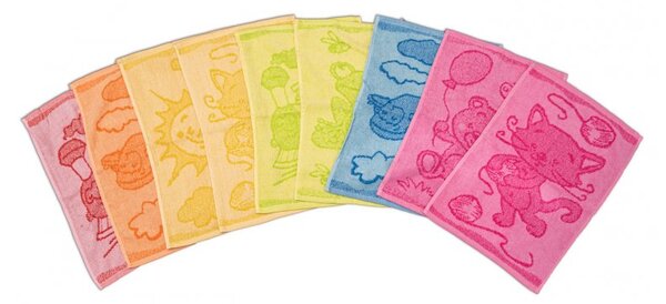 Prosop pentru copii BEBÉ broscutza portocaliu 30x50 cm
