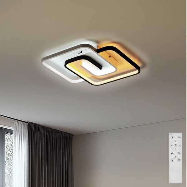 Brilagi - Plafonieră LED dimabilă VELO XL LED/98W/230V 61x61 cm + telecomandă