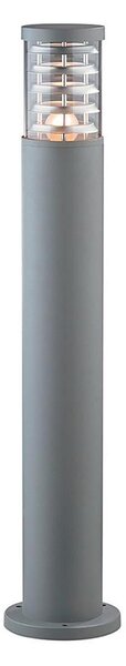 Ideal Lux - Lampă de exterior TRONCO 1xE27/42W/230V 80 cm IP65 gri
