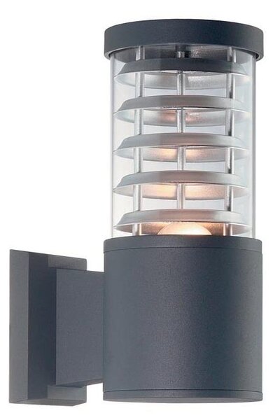 Ideal Lux - Aplică de perete pentru exterior TRONCO 1xE27/42W/230V IP44 antracit