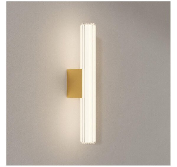 Aplică LED pentru oglindă de baie LINEA, 8W, 230V, 3000/4000/6000K, IP44, 45 cm, aurie