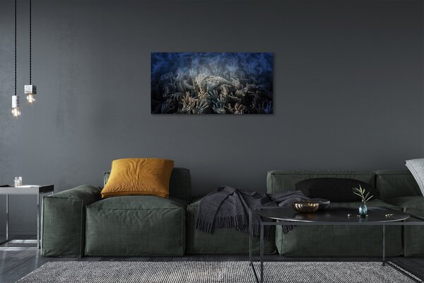 Tablouri canvas Mâinile de lumină albastră