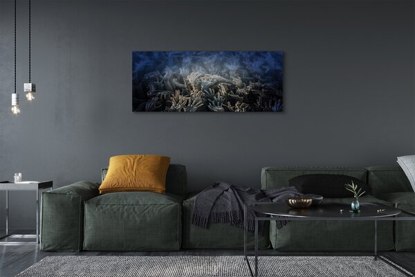 Tablouri canvas Mâinile de lumină albastră