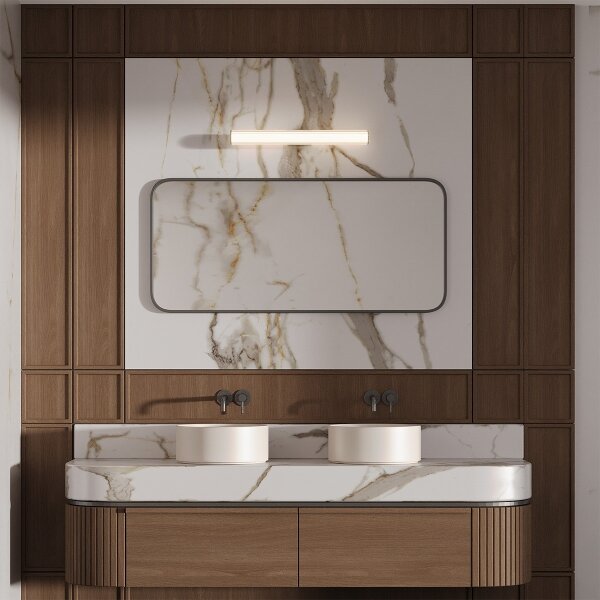 LINEA Lampă LED pentru oglindă de baie/12W/230V 3000/4000/6000K IP44 61 cm auriu