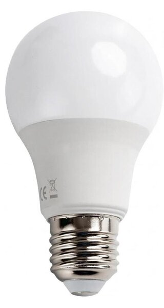 Bec LED A60 cu senzor crepuscular, soclu E27, 8W, 230V, 6500K - Aigostar