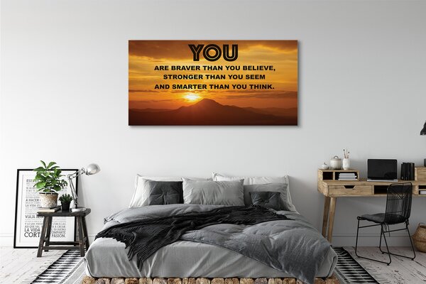 Tablouri canvas Semnul soare