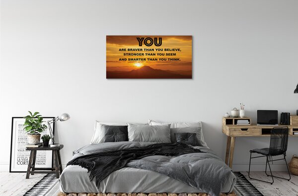 Tablouri canvas Semnul soare