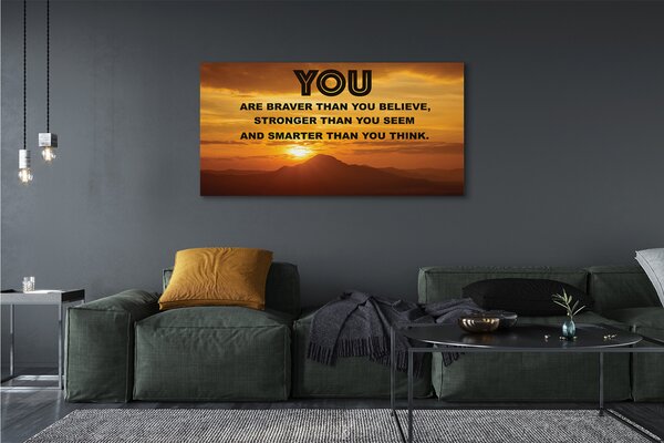 Tablouri canvas Semnul soare