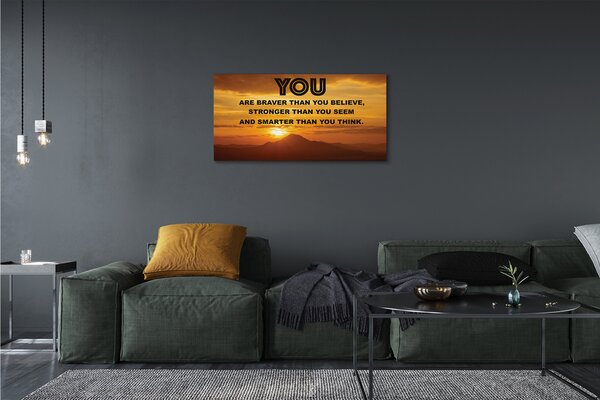 Tablouri canvas Semnul soare