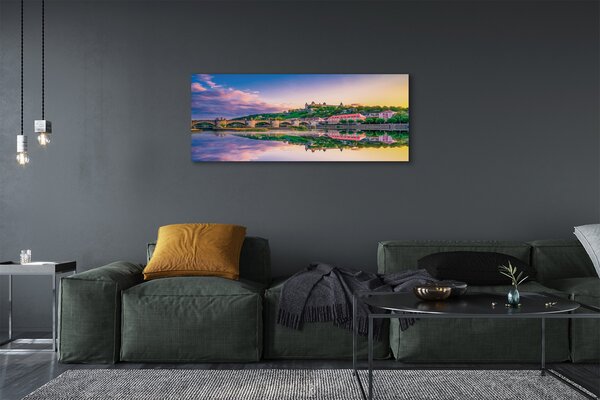 Tablouri canvas râu Germania Sunset