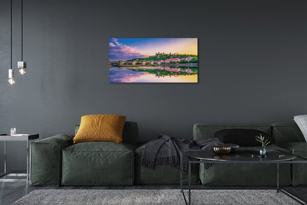 Tablouri canvas râu Germania Sunset