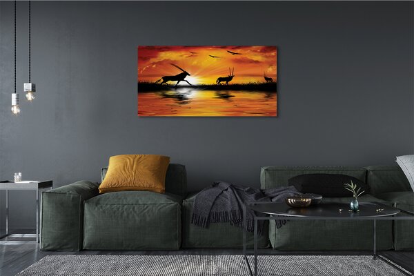 Tablouri canvas Păsări Lacul de Vest