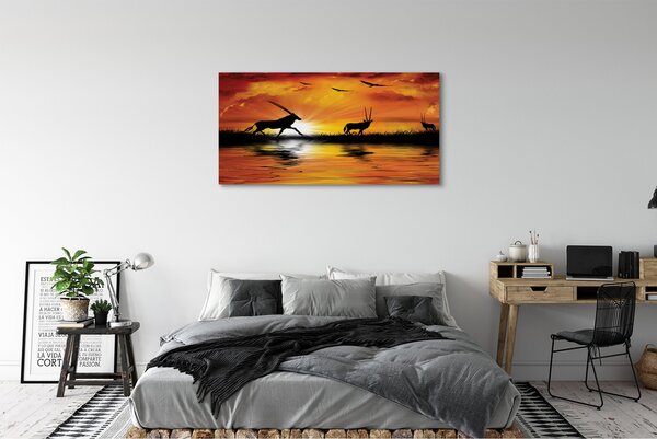 Tablouri canvas Păsări Lacul de Vest