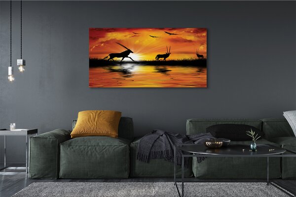 Tablouri canvas Păsări Lacul de Vest
