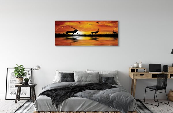 Tablouri canvas Păsări Lacul de Vest